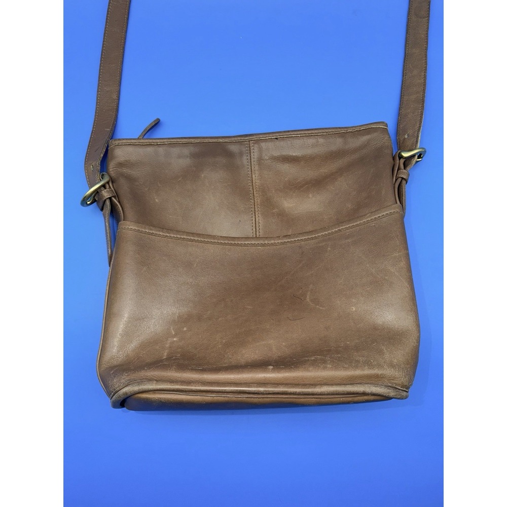 Vintage 1996 Coach Bleeker E6C-4153 Brown Leather Made in USA Shoulder Bag